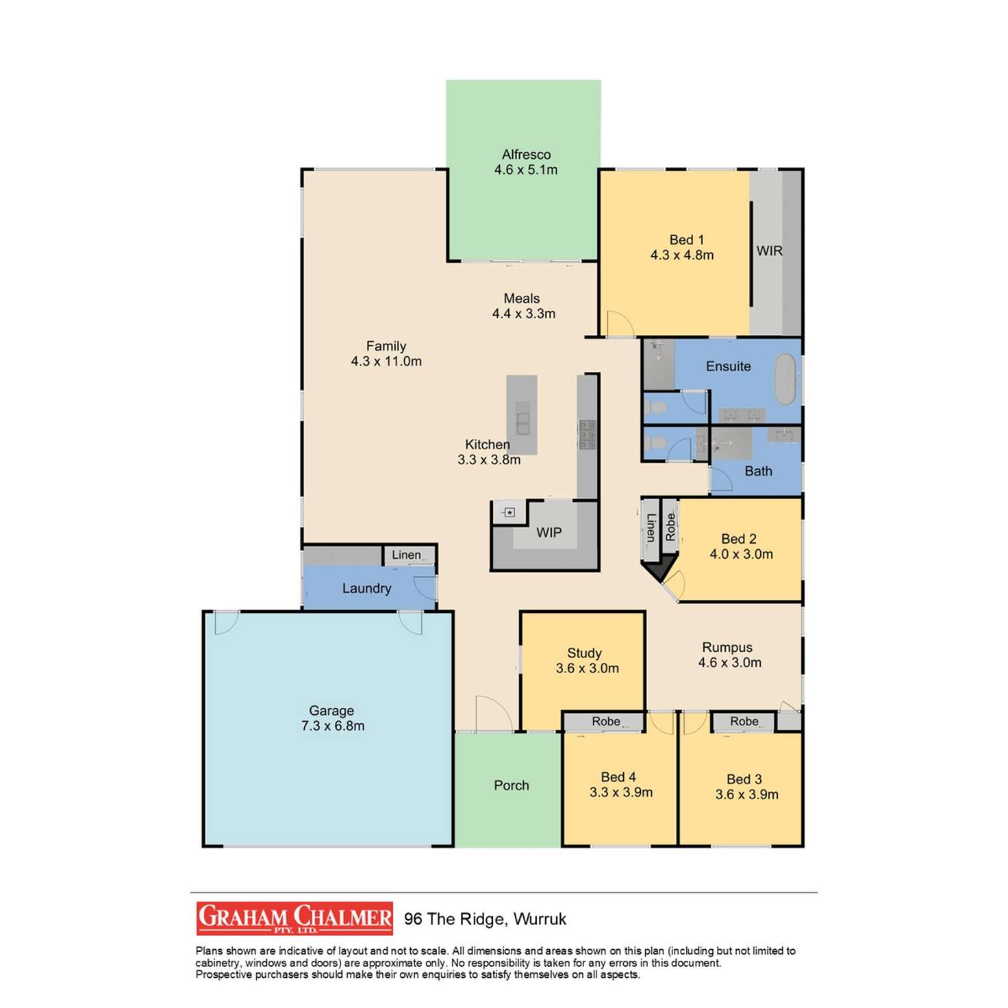 Floorplan of Homely house listing, 93 The Ridge, Wurruk VIC 3850