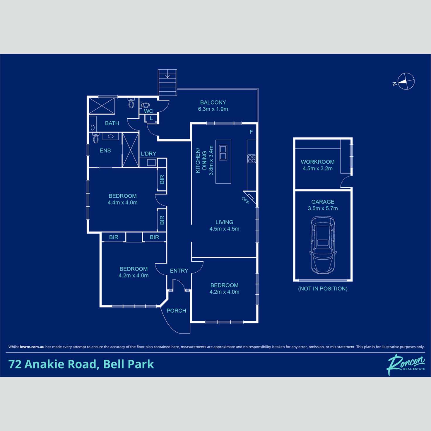 Floorplan of Homely house listing, 72 Anakie Road, Bell Park VIC 3215
