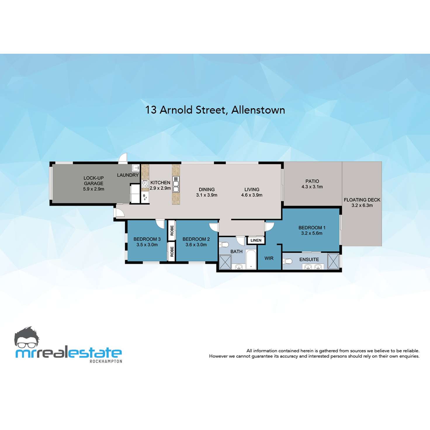 Floorplan of Homely house listing, 13 Arnold Street, Allenstown QLD 4700
