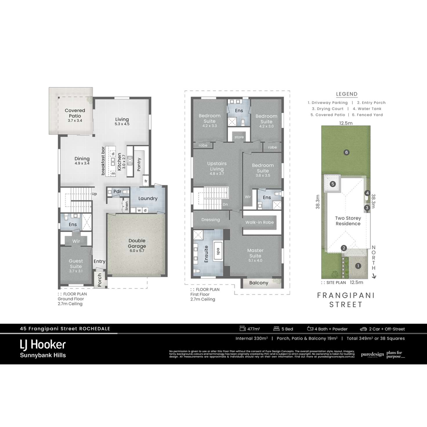 Floorplan of Homely house listing, 45 Frangipani Street, Rochedale QLD 4123