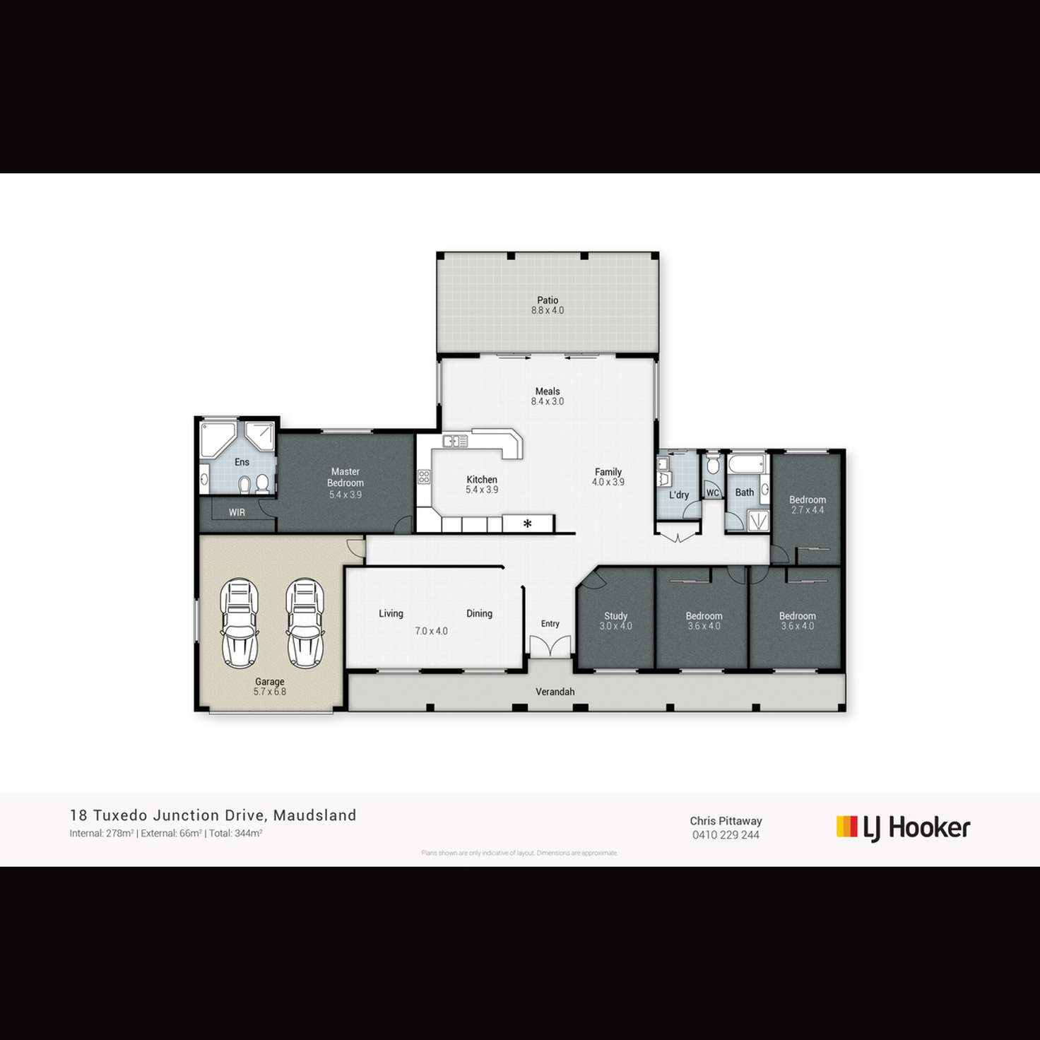 Floorplan of Homely house listing, 18 Tuxedo Junction Drive, Maudsland QLD 4210
