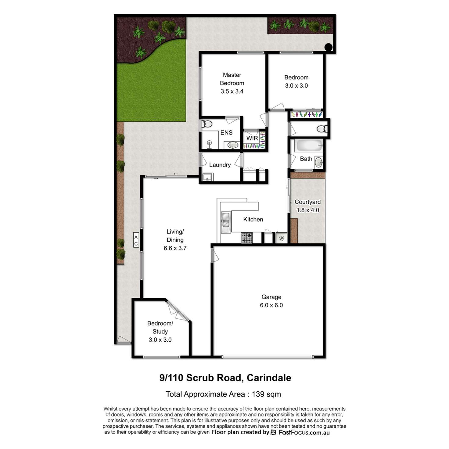 Floorplan of Homely townhouse listing, 9/110 Scrub Road, Carindale QLD 4152
