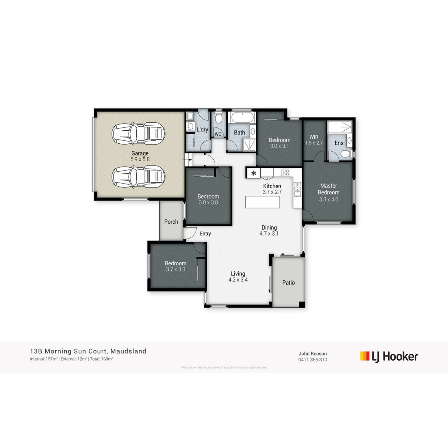 Floorplan of Homely house listing, 13B Morning Sun Court, Maudsland QLD 4210