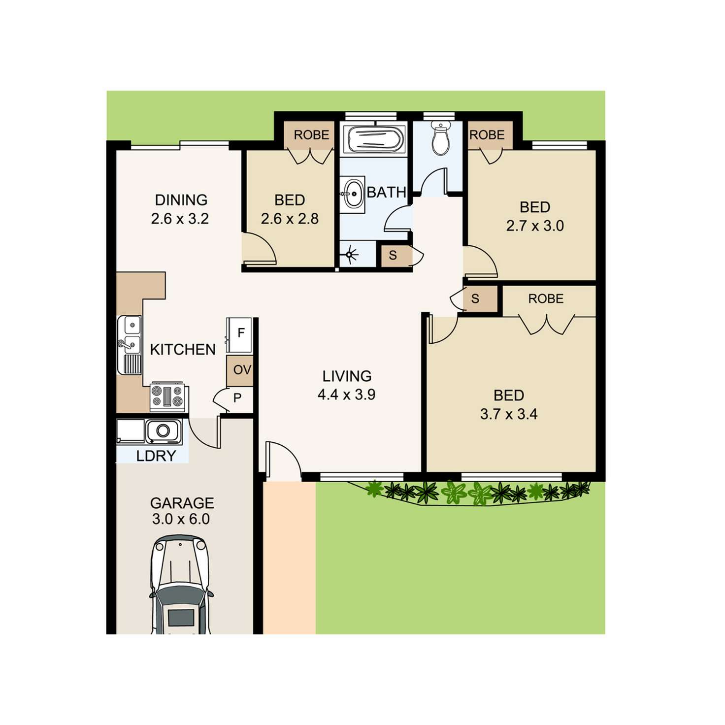 Floorplan of Homely semiDetached listing, 24/32 Mildura Drive, Helensvale QLD 4212