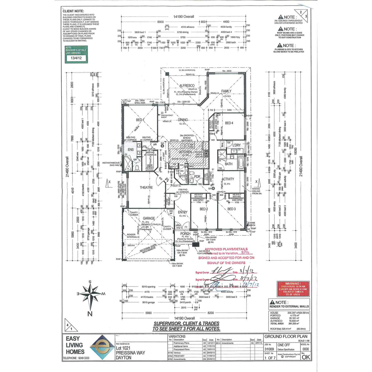 Floorplan of Homely house listing, 8 Preissina Way, Dayton WA 6055