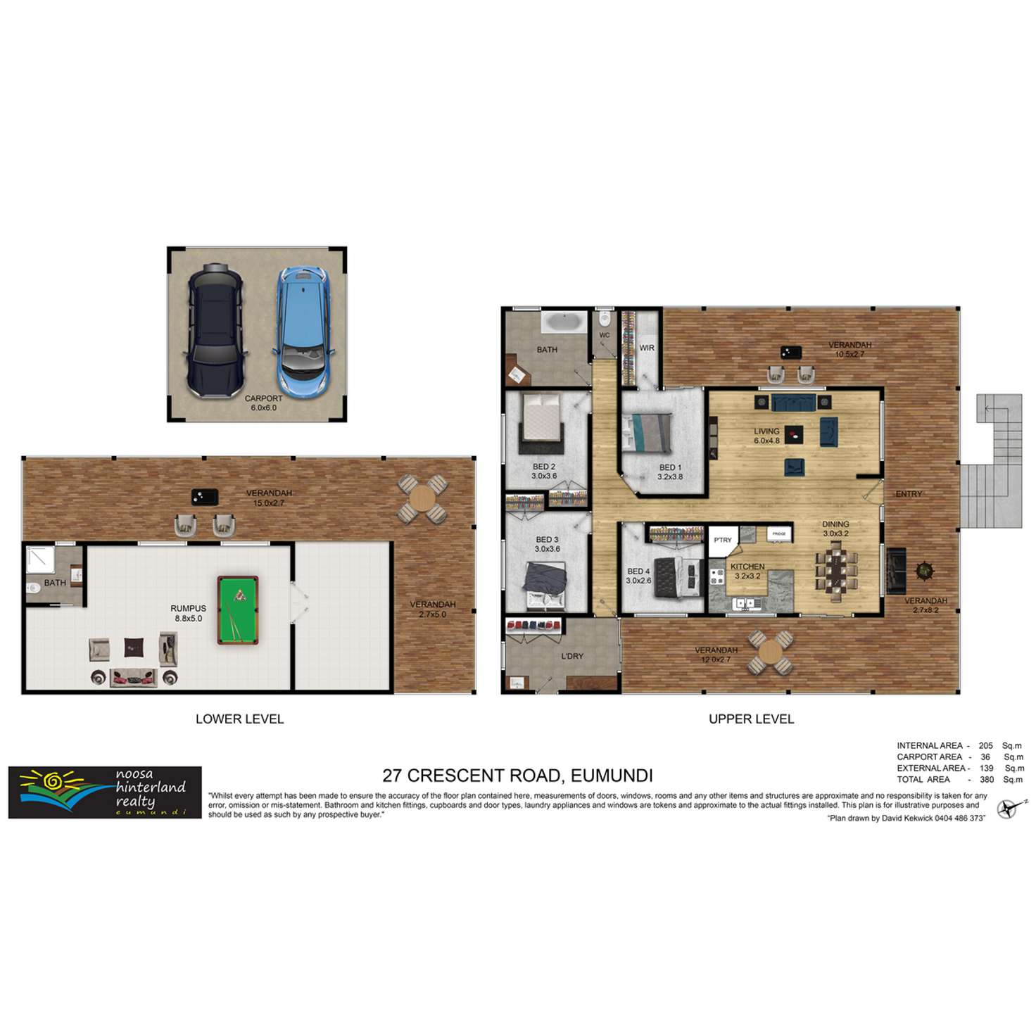 Floorplan of Homely house listing, 27 Crescent Road, Eumundi QLD 4562