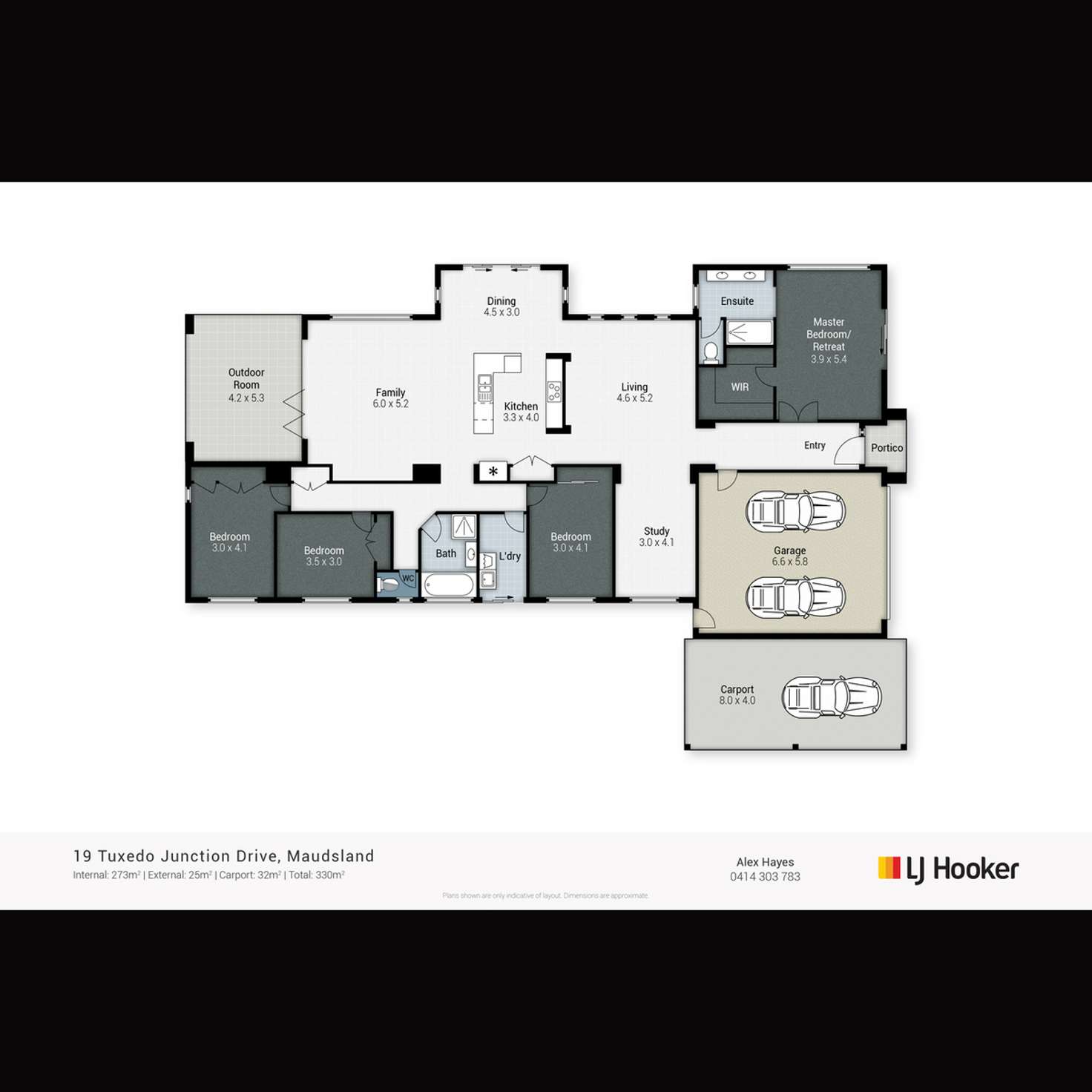 Floorplan of Homely acreageSemiRural listing, 19 Tuxedo Junction Drive, Maudsland QLD 4210