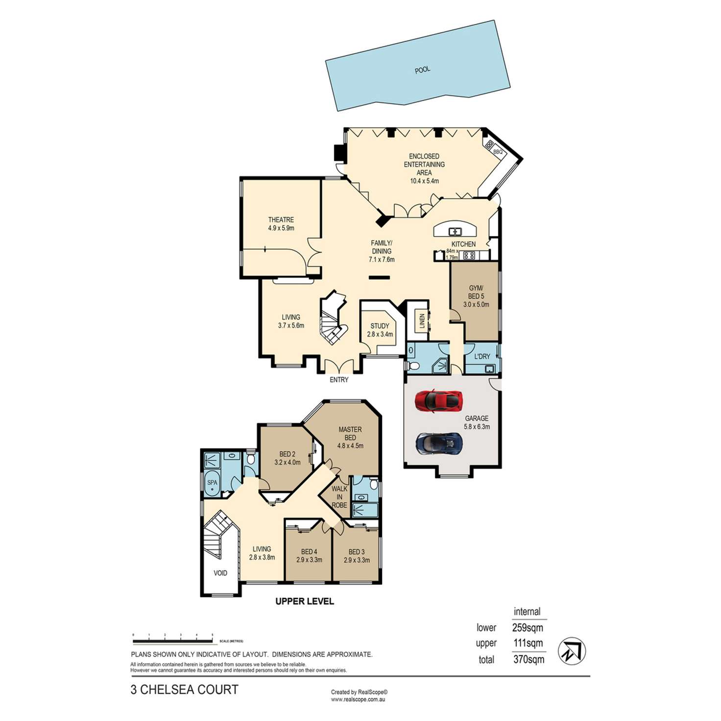 Floorplan of Homely house listing, 3 Chelsea Court, Carindale QLD 4152