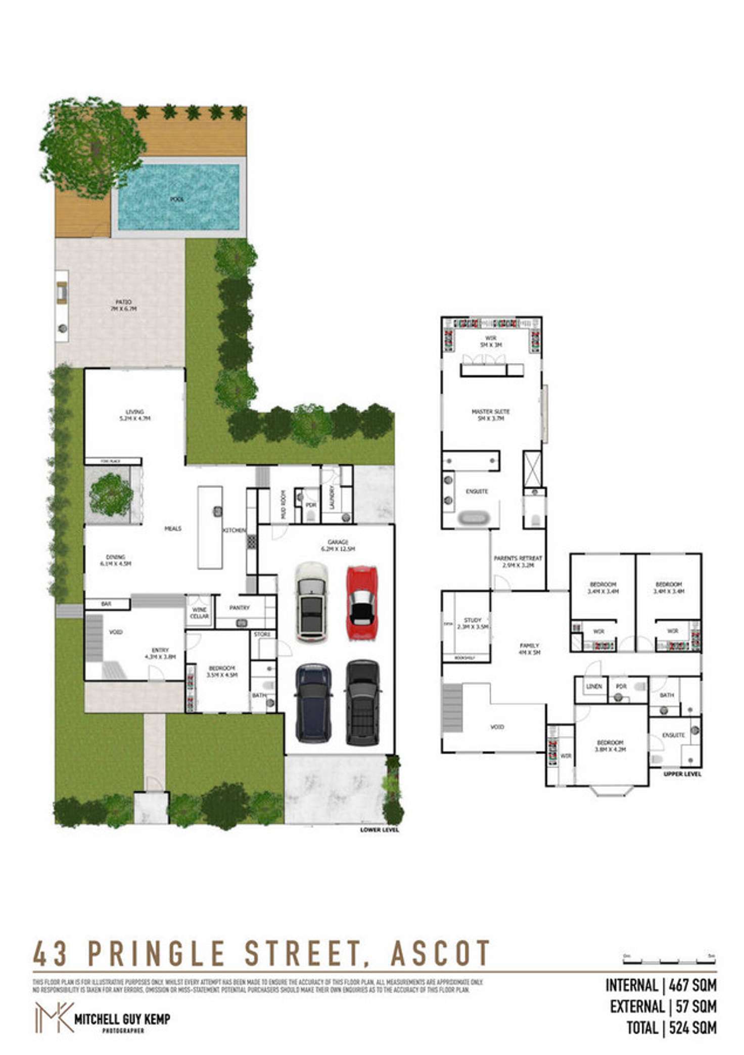 Floorplan of Homely house listing, 43 Pringle Street, Ascot QLD 4007