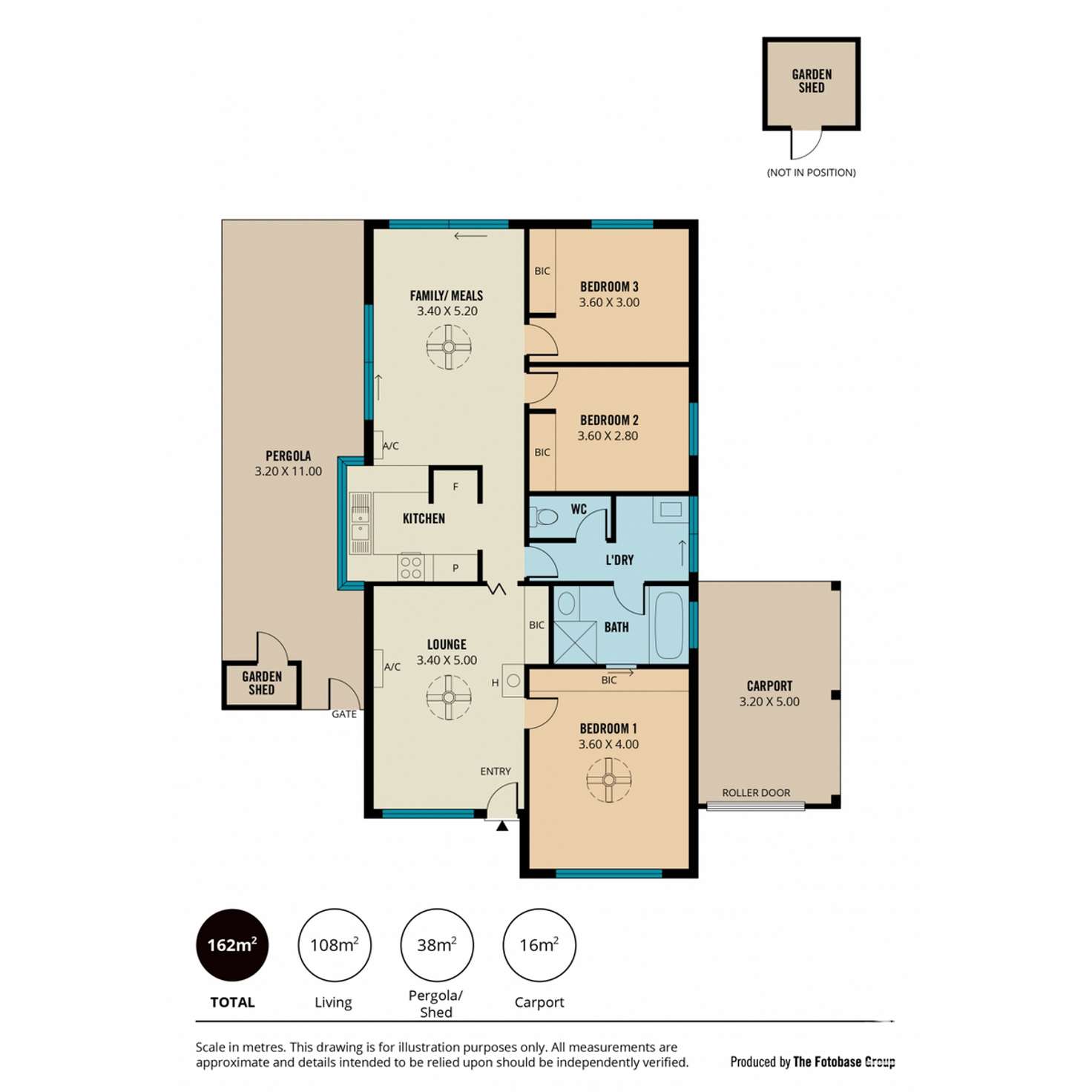 Floorplan of Homely house listing, 5 Spruce Avenue, Seaford SA 5169