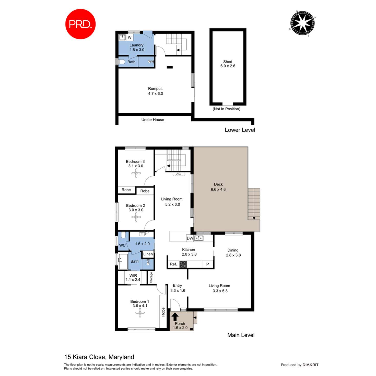 Floorplan of Homely house listing, 15 Kiara Close, Maryland NSW 2287