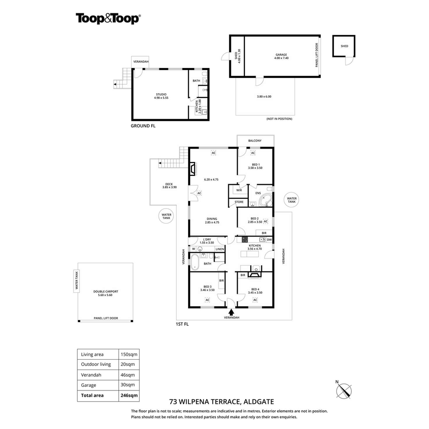 Floorplan of Homely house listing, 73 Wilpena Terrace, Aldgate SA 5154