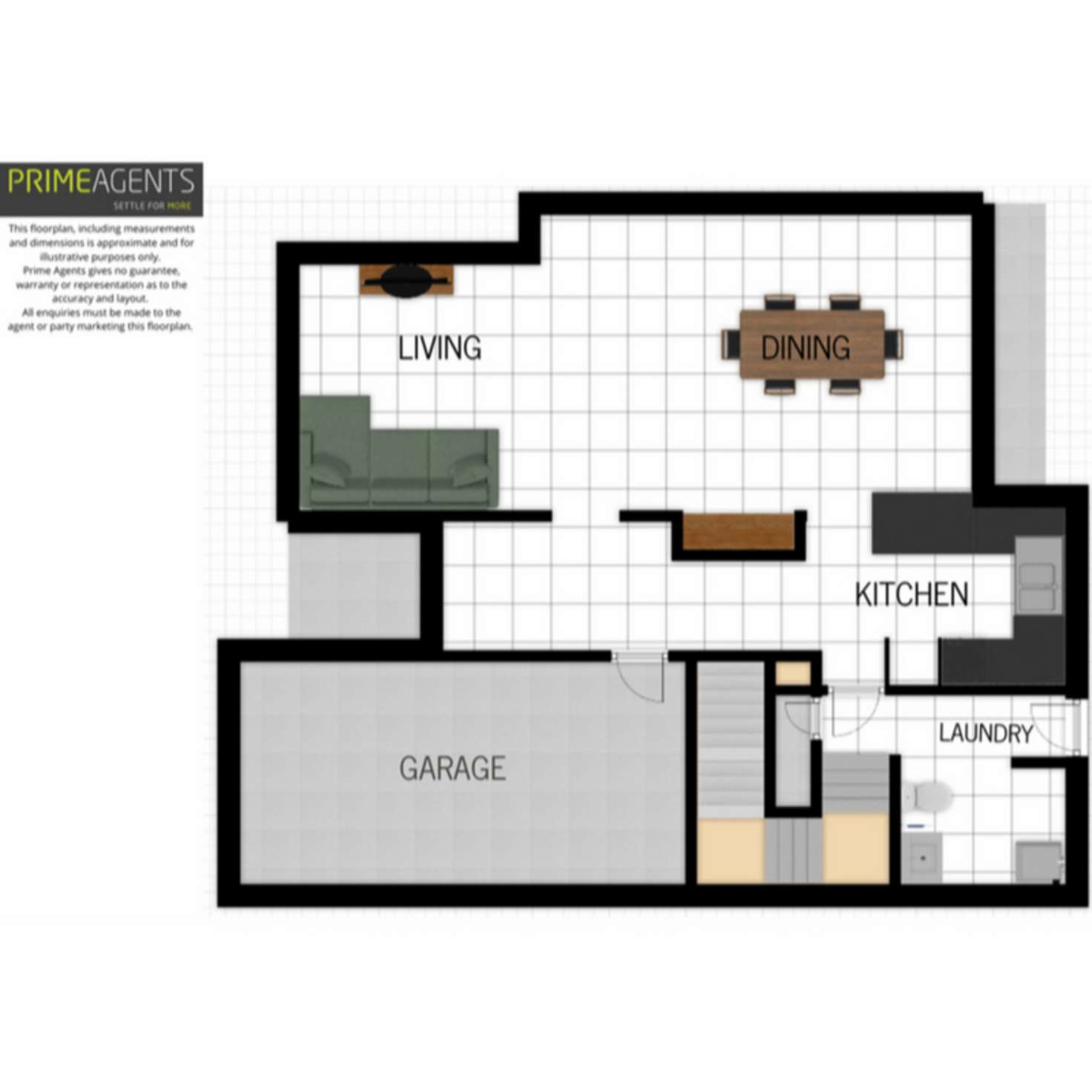 Floorplan of Homely unit listing, 1/243 Torquay Tce, Torquay QLD 4655
