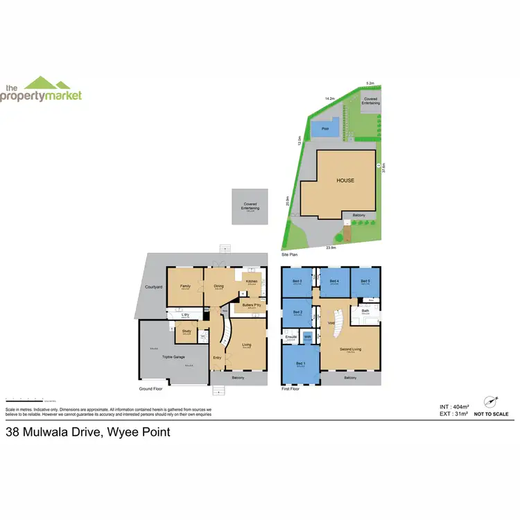 Floorplan of Homely house listing, 38 Mulwala Drive, Wyee Point NSW 2259