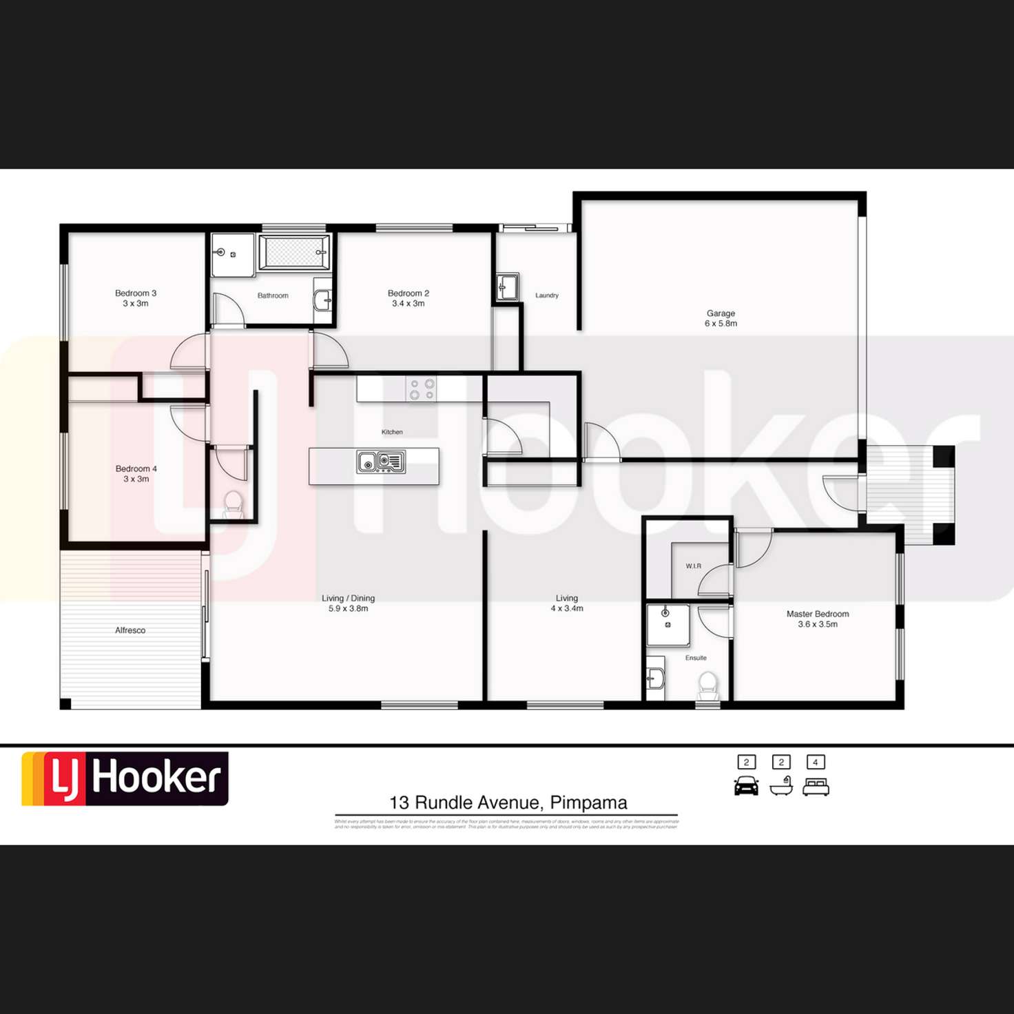 Floorplan of Homely house listing, 13 Rundle Avenue, Pimpama QLD 4209