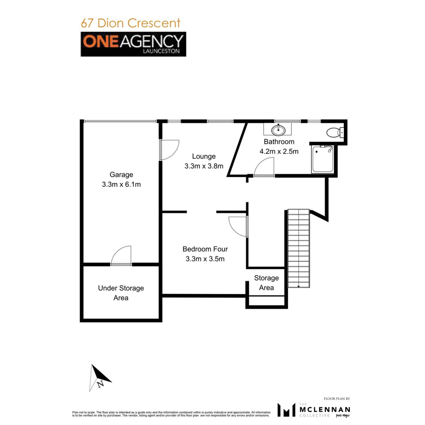 Floorplan of Homely house listing, 67 Dion Crescent, Riverside TAS 7250