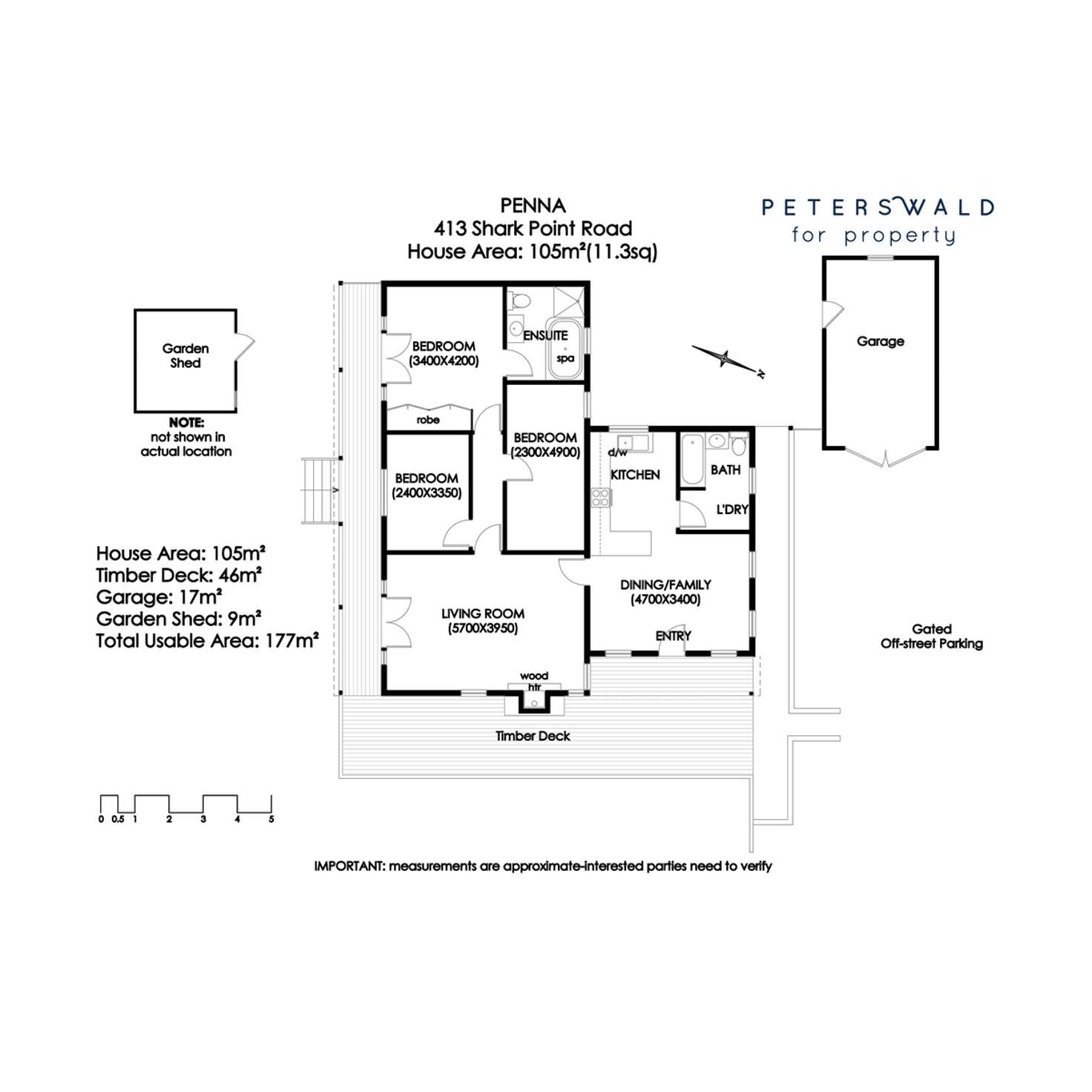 Floorplan of Homely house listing, 413 Shark Point Road, Penna TAS 7171