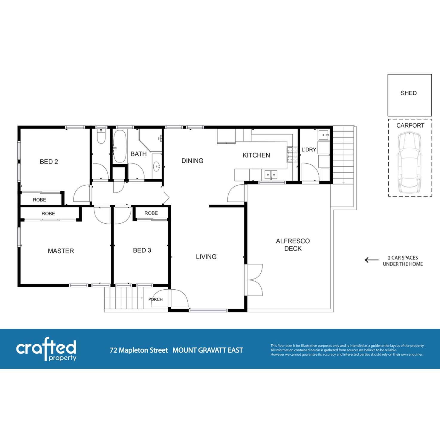 Floorplan of Homely house listing, 72 Mapleton Street, Mount Gravatt East QLD 4122