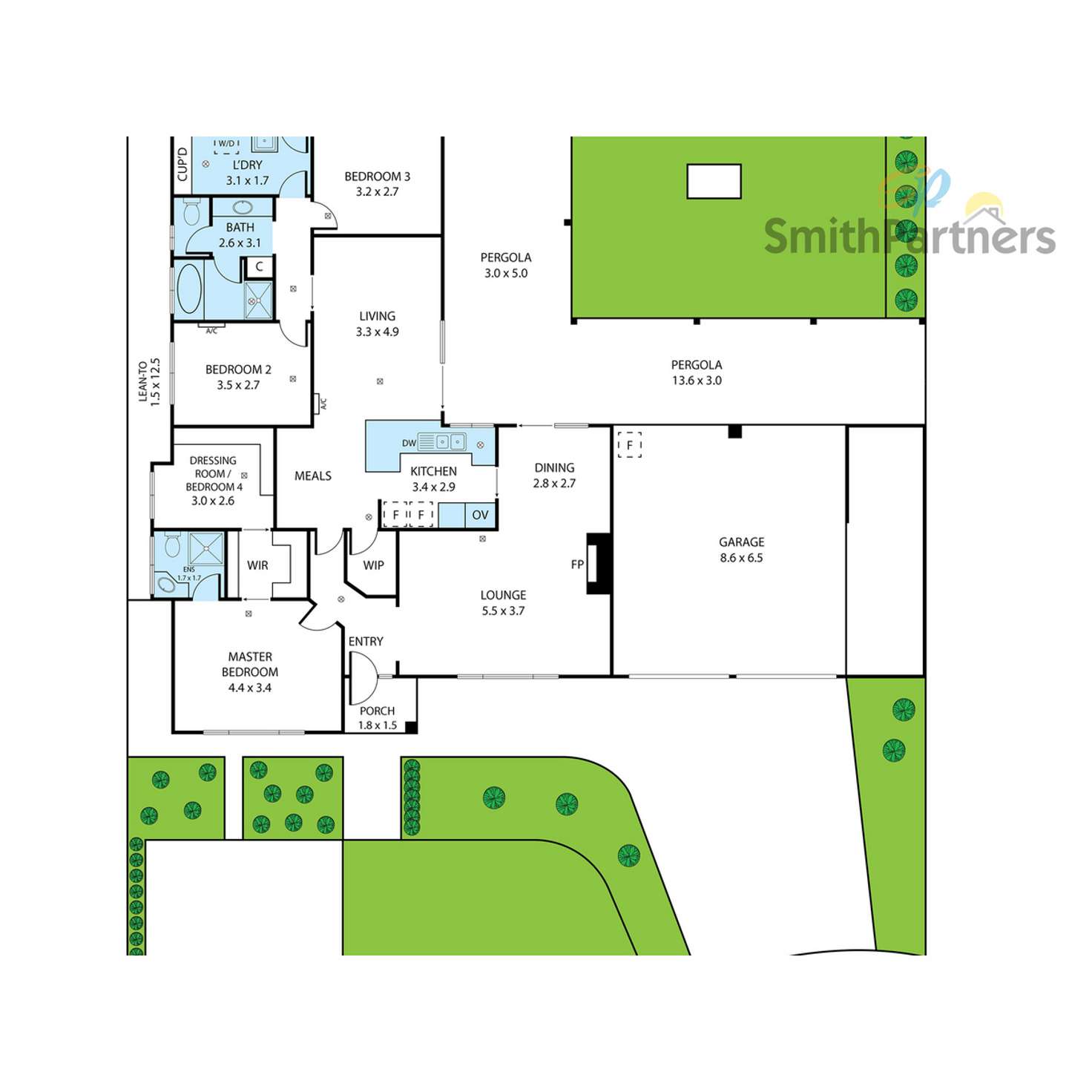 Floorplan of Homely house listing, 12 Featherstone Place, Salisbury Heights SA 5109