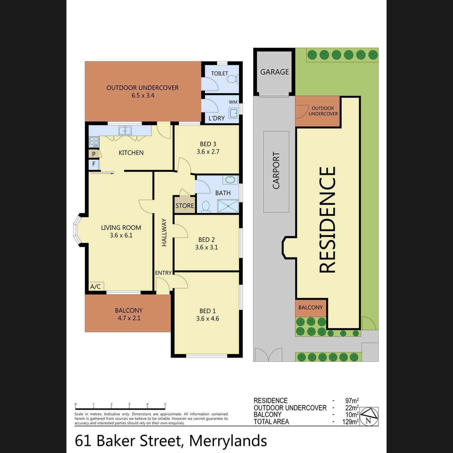 Floorplan of Homely house listing, 61 Baker Street, Merrylands NSW 2160