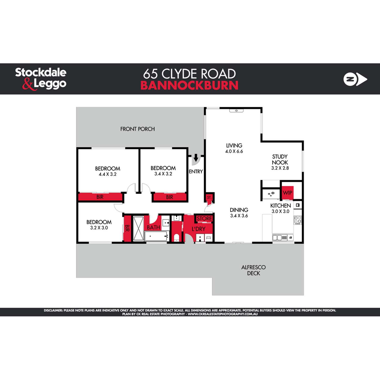 Floorplan of Homely house listing, 65 Clyde Road, Bannockburn VIC 3331