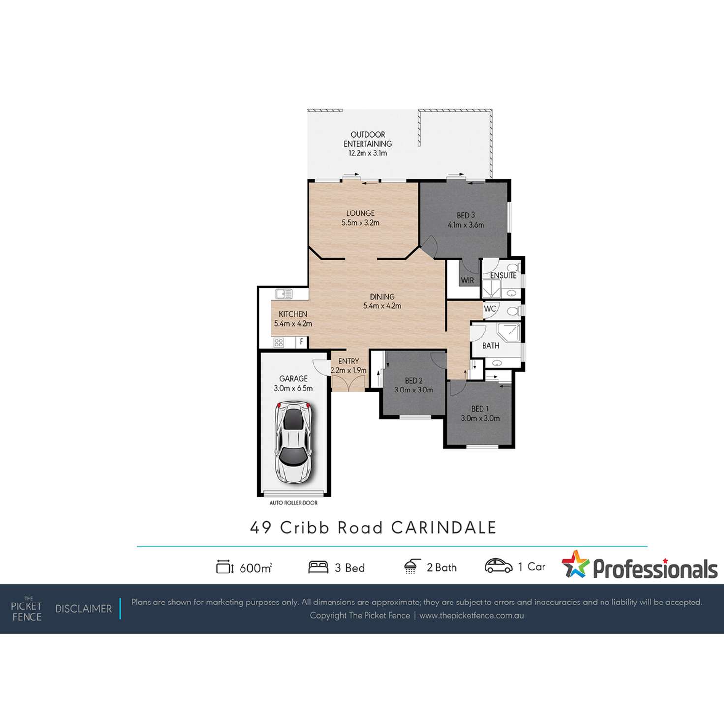 Floorplan of Homely house listing, 49 Cribb Road, Carindale QLD 4152