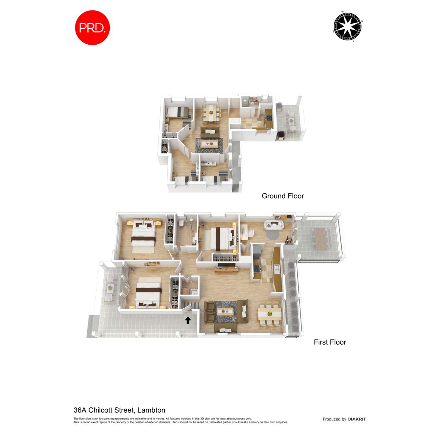 Floorplan of Homely house listing, 36A Chilcott Street, Lambton NSW 2299