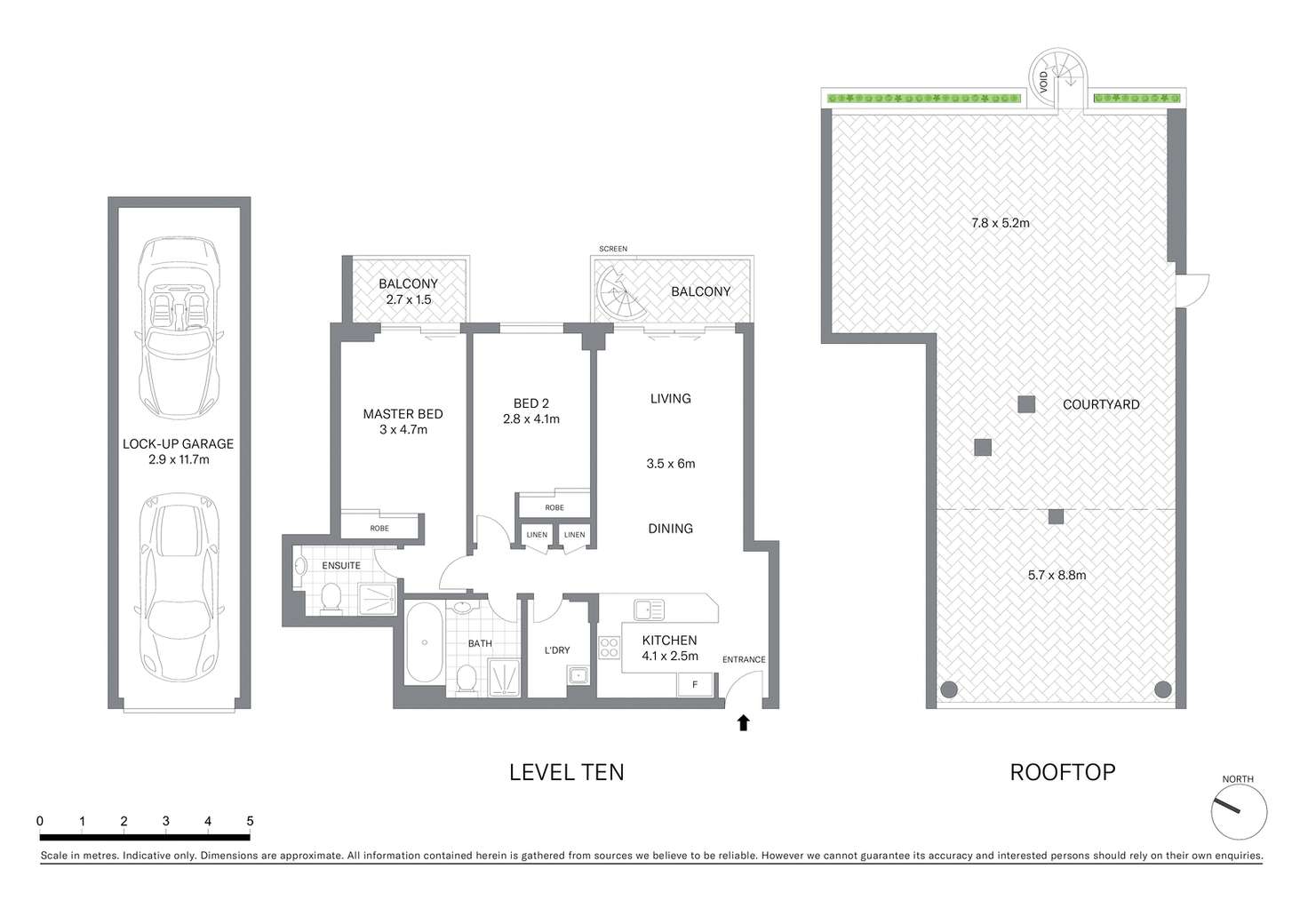 Floorplan of Homely apartment listing, 268/102 Miller Street, Pyrmont NSW 2009