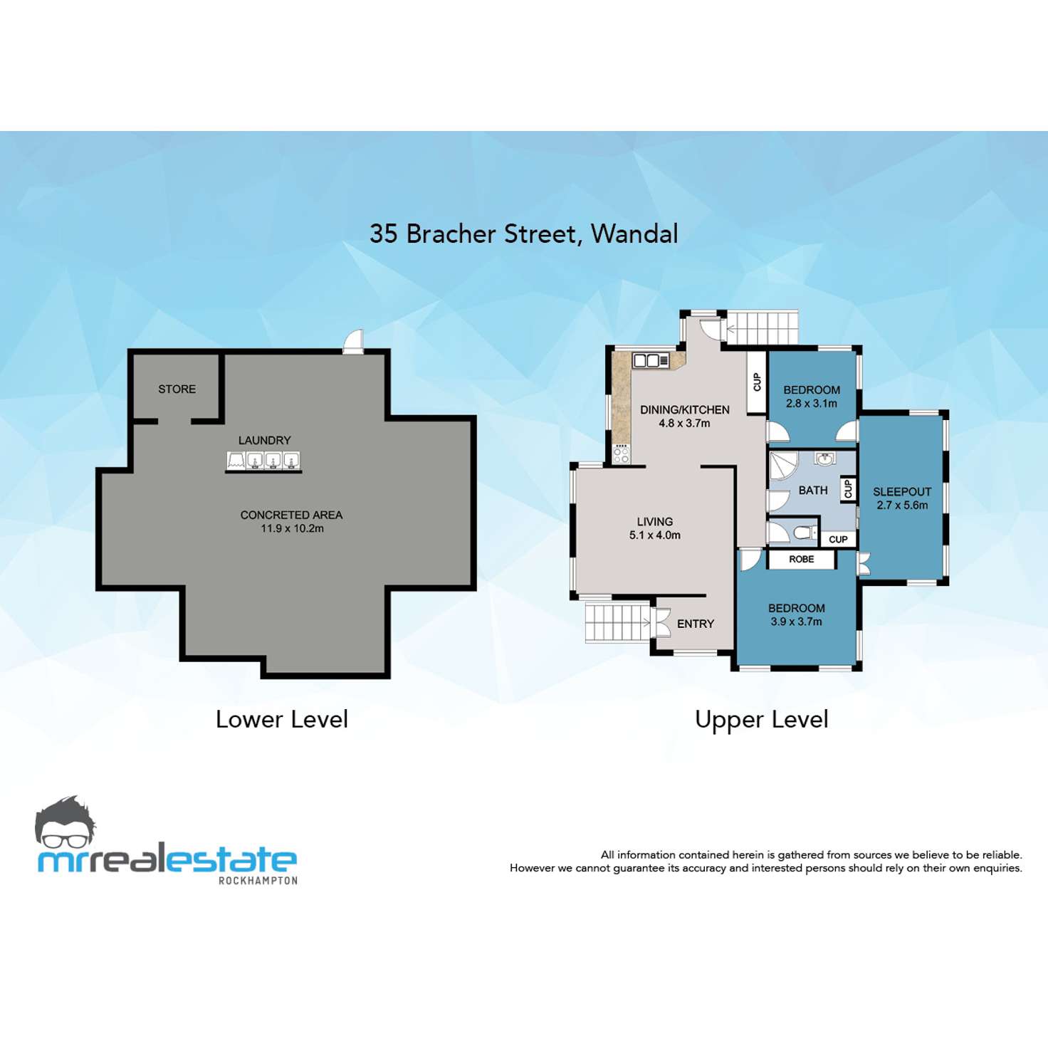 Floorplan of Homely house listing, 35 Bracher Street, Wandal QLD 4700