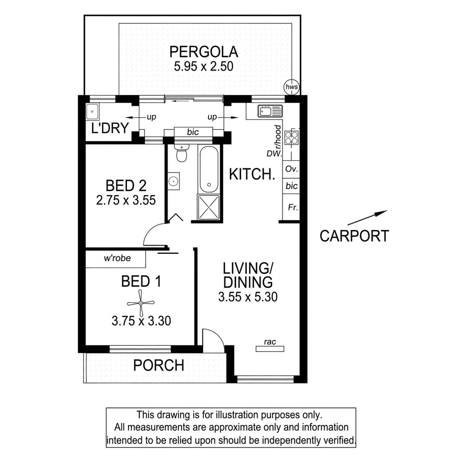 Floorplan of Homely unit listing, 4/5 First Avenue, Glenelg East SA 5045