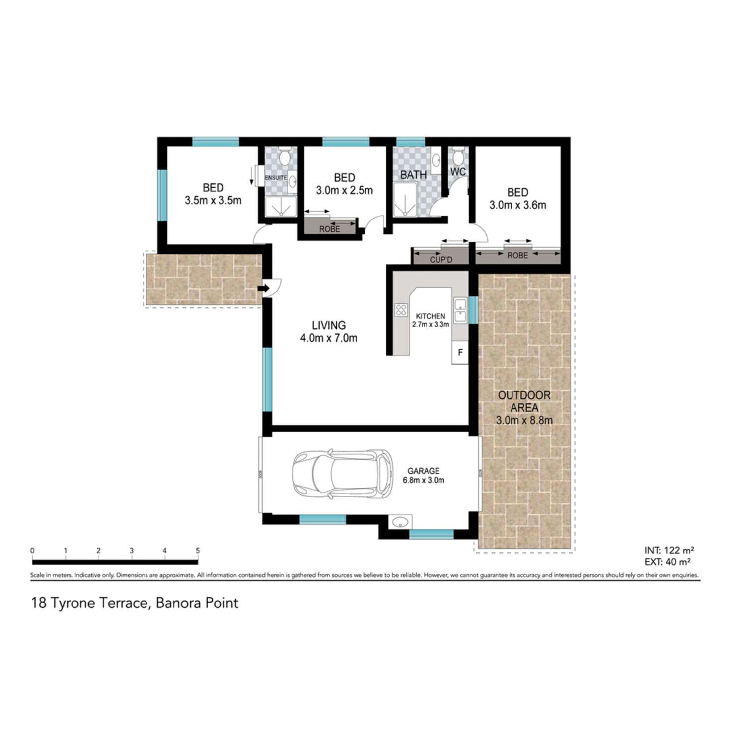 Floorplan of Homely house listing, 18 Tyrone Terrace, Banora Point NSW 2486