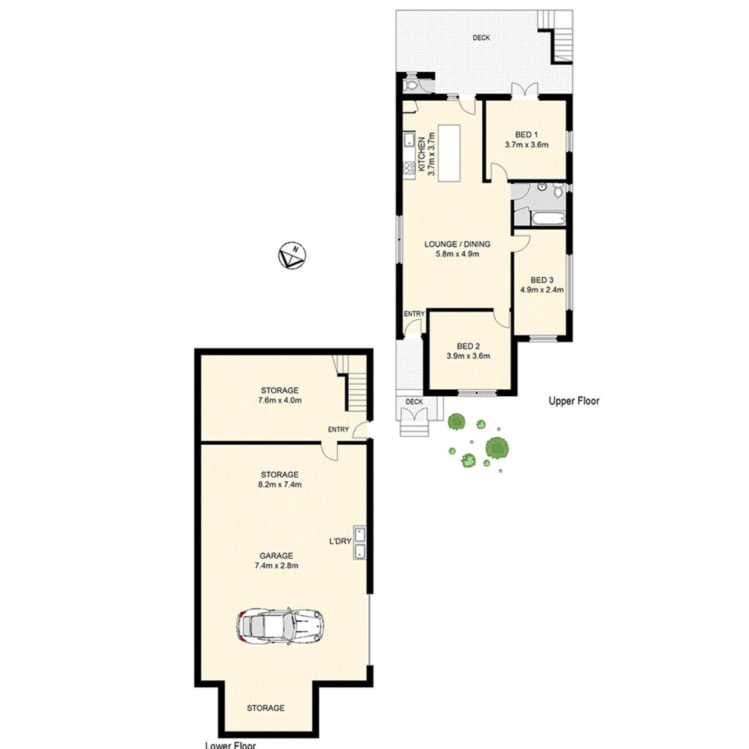 Floorplan of Homely house listing, 26 Argyle Street, Red Hill QLD 4059
