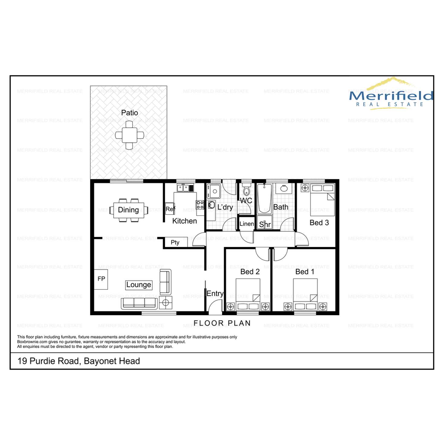 Floorplan of Homely house listing, 19 Purdie Road, Bayonet Head WA 6330