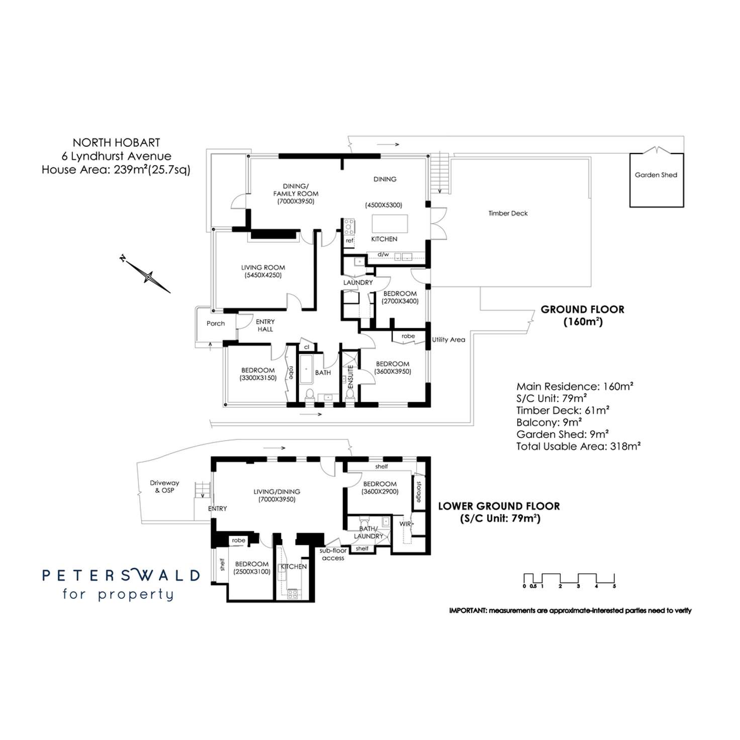Floorplan of Homely house listing, 6 Lyndhurst Avenue, North Hobart TAS 7000