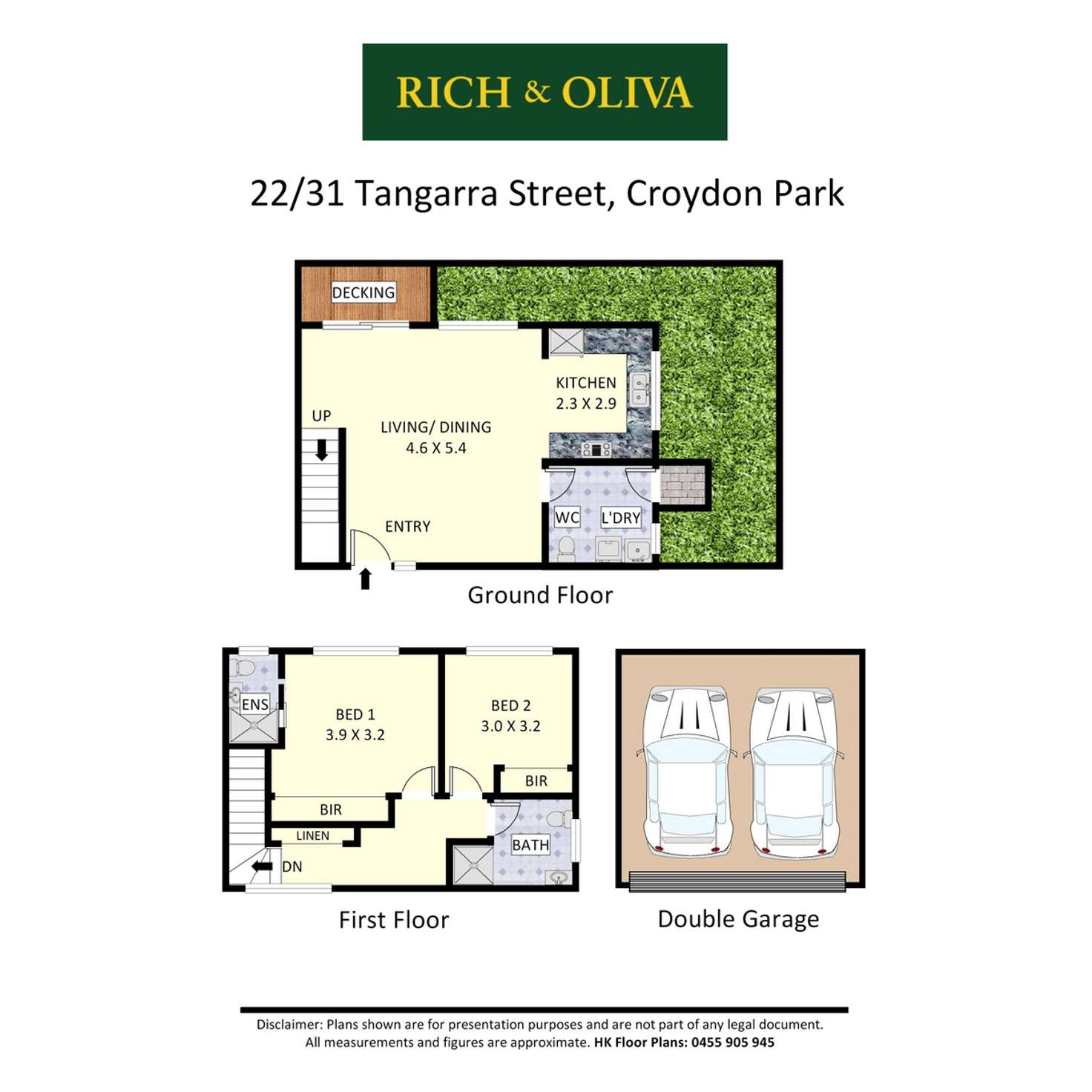 Floorplan of Homely townhouse listing, 22/31 Tangarra Street, Croydon Park NSW 2133
