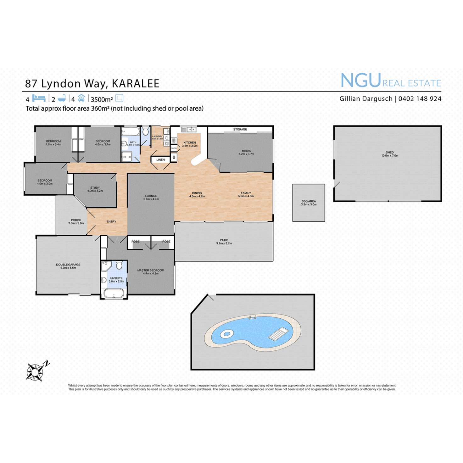 Floorplan of Homely house listing, 87-91 Lyndon Way, Karalee QLD 4306