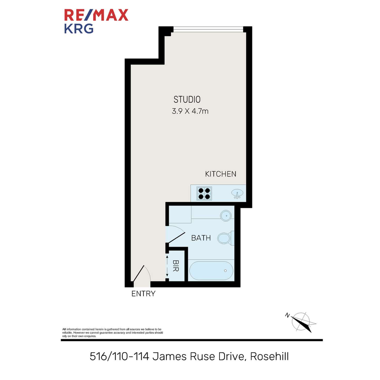 Floorplan of Homely apartment listing, 516/110-114 James Ruse Drive, Rosehill NSW 2142