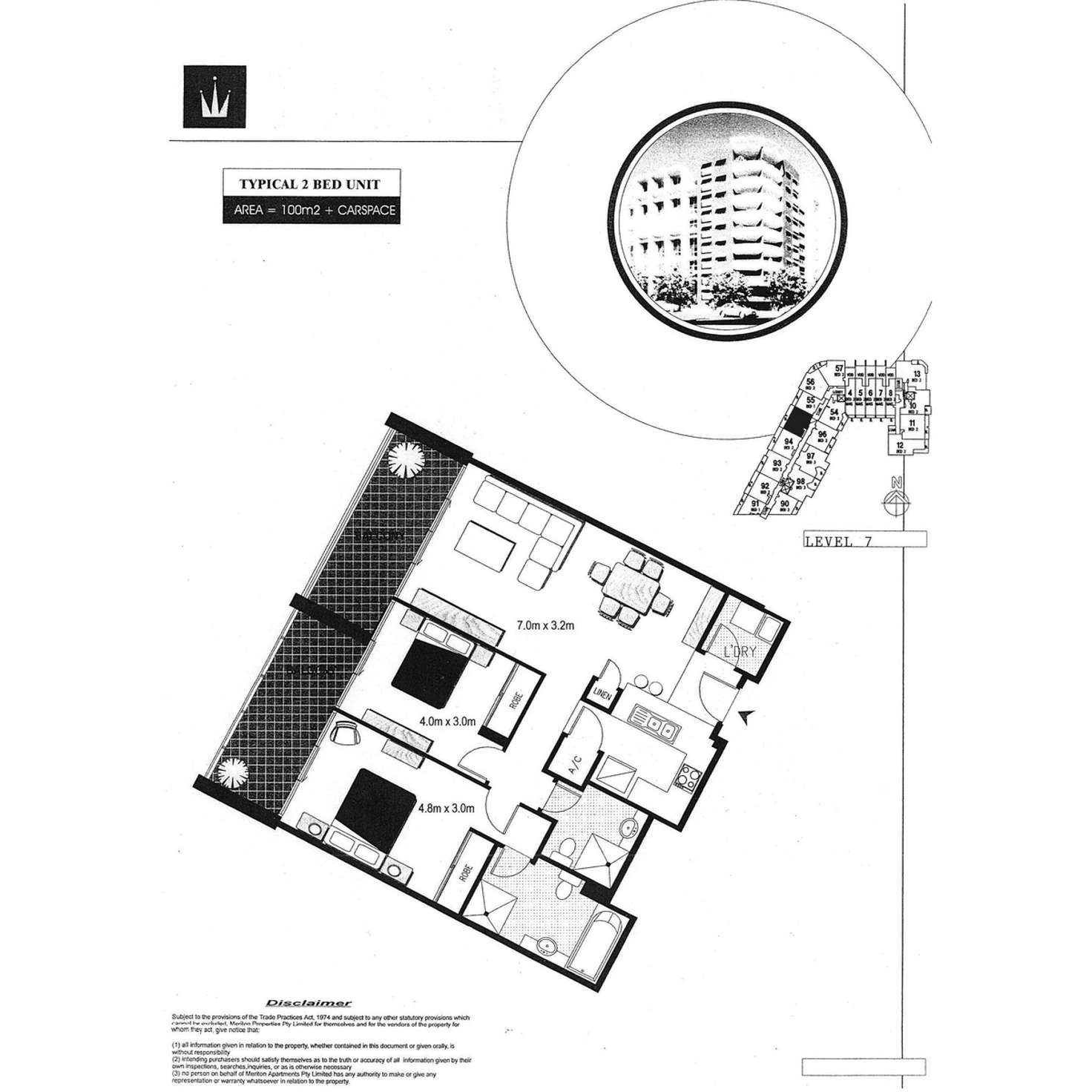 Floorplan of Homely apartment listing, 140/804 Bourke Street, Waterloo NSW 2017