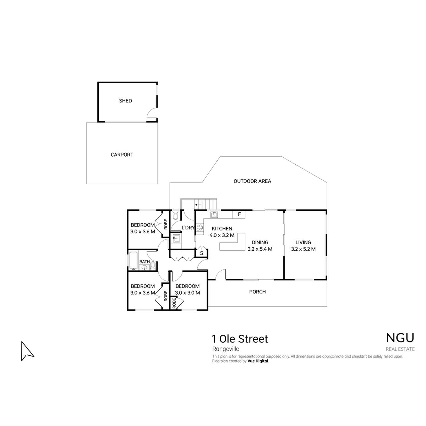 Floorplan of Homely house listing, 1 Ole Street, Rangeville QLD 4350