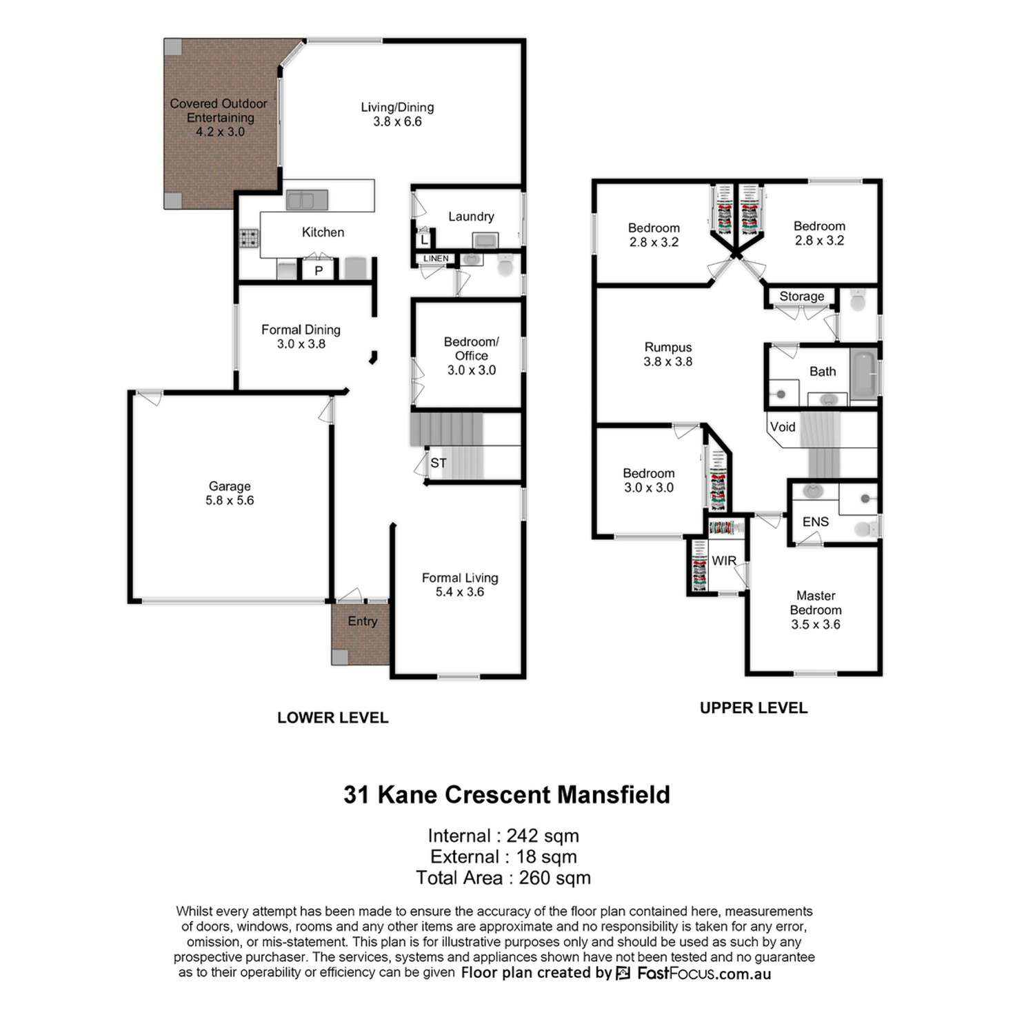 Floorplan of Homely house listing, 31 Kane Crescent, Mansfield QLD 4122