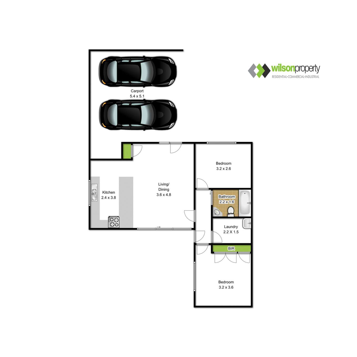 Floorplan of Homely unit listing, 3/24 Douglas Parade, Traralgon VIC 3844