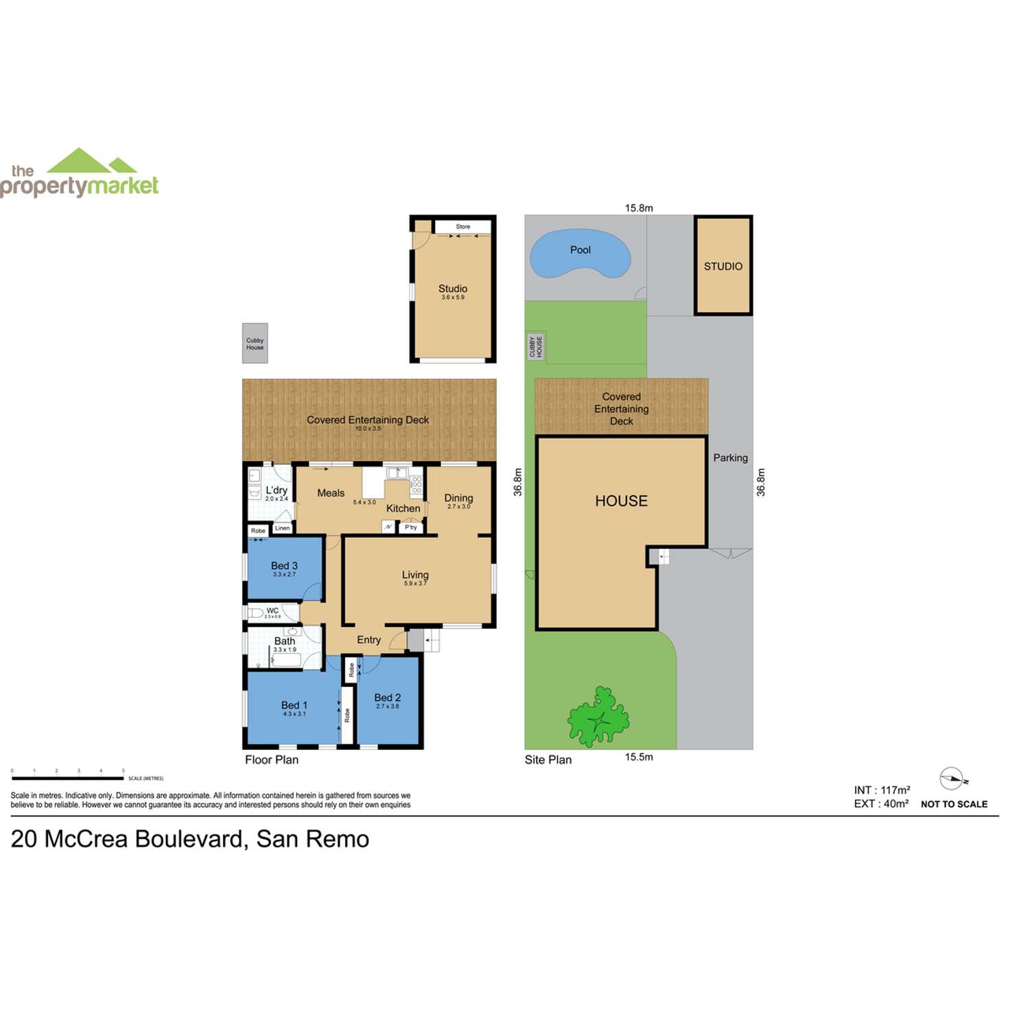 Floorplan of Homely house listing, 20 McCrea Boulevard, San Remo NSW 2262