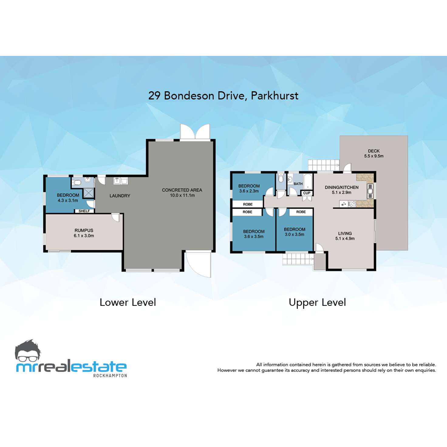Floorplan of Homely house listing, 29 Bondeson Drive, Parkhurst QLD 4702