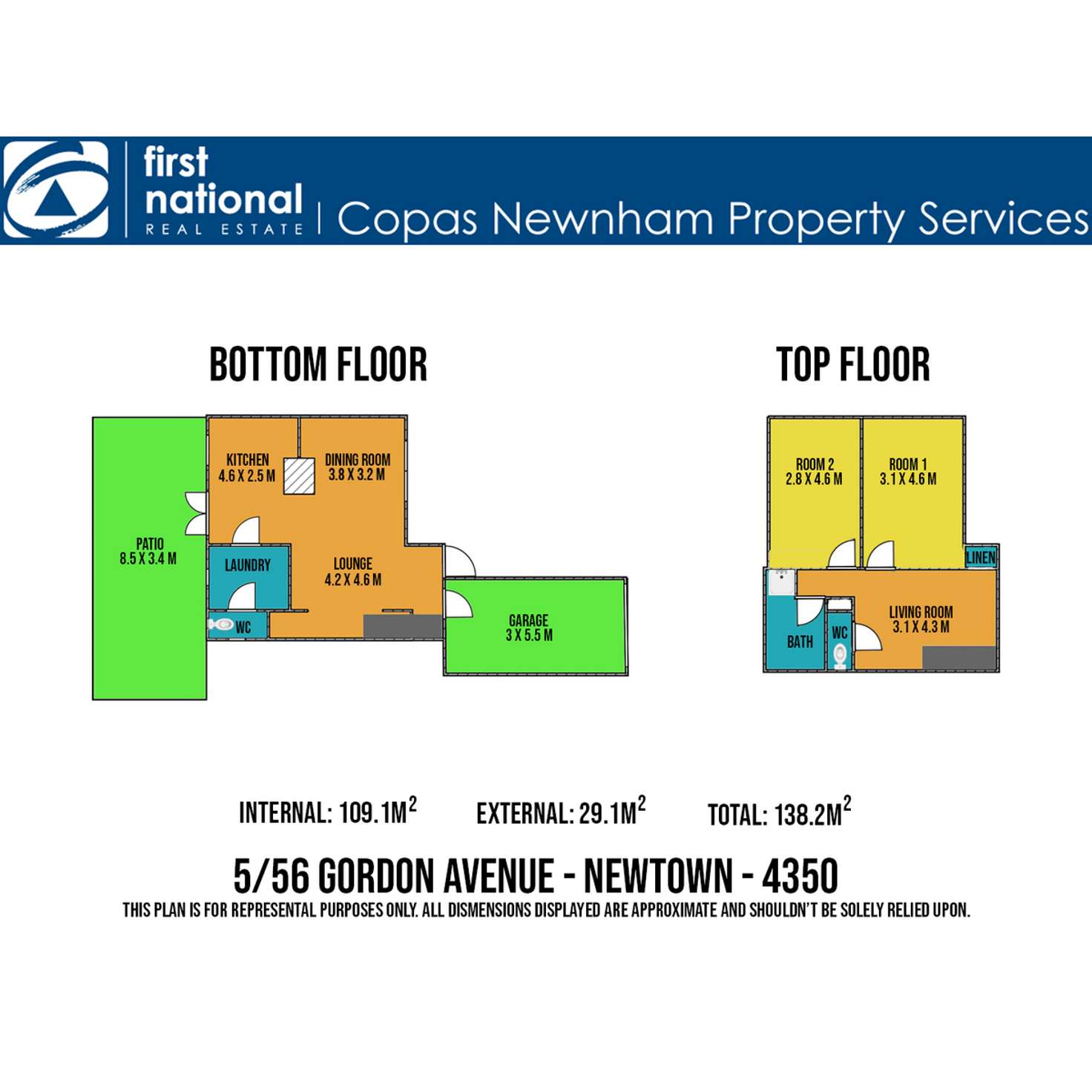 Floorplan of Homely unit listing, 5/56 Gordon Avenue, Newtown QLD 4350