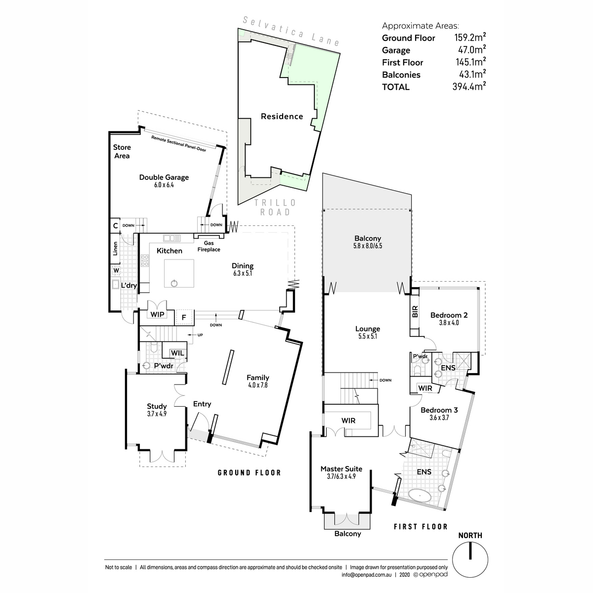 Floorplan of Homely house listing, 6 Trillo Road, Subiaco WA 6008