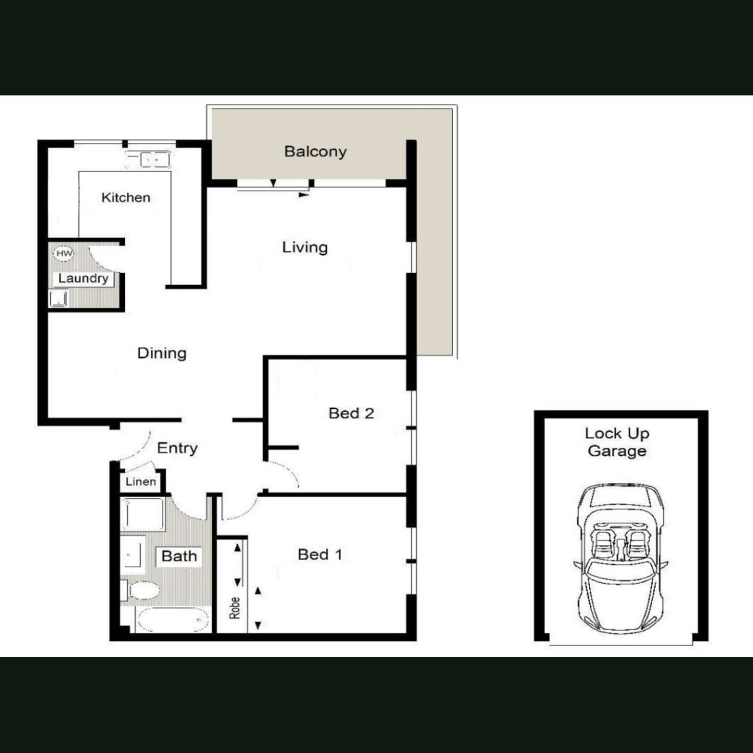 Floorplan of Homely apartment listing, 16/384 Rocky Point Road, Sans Souci NSW 2219