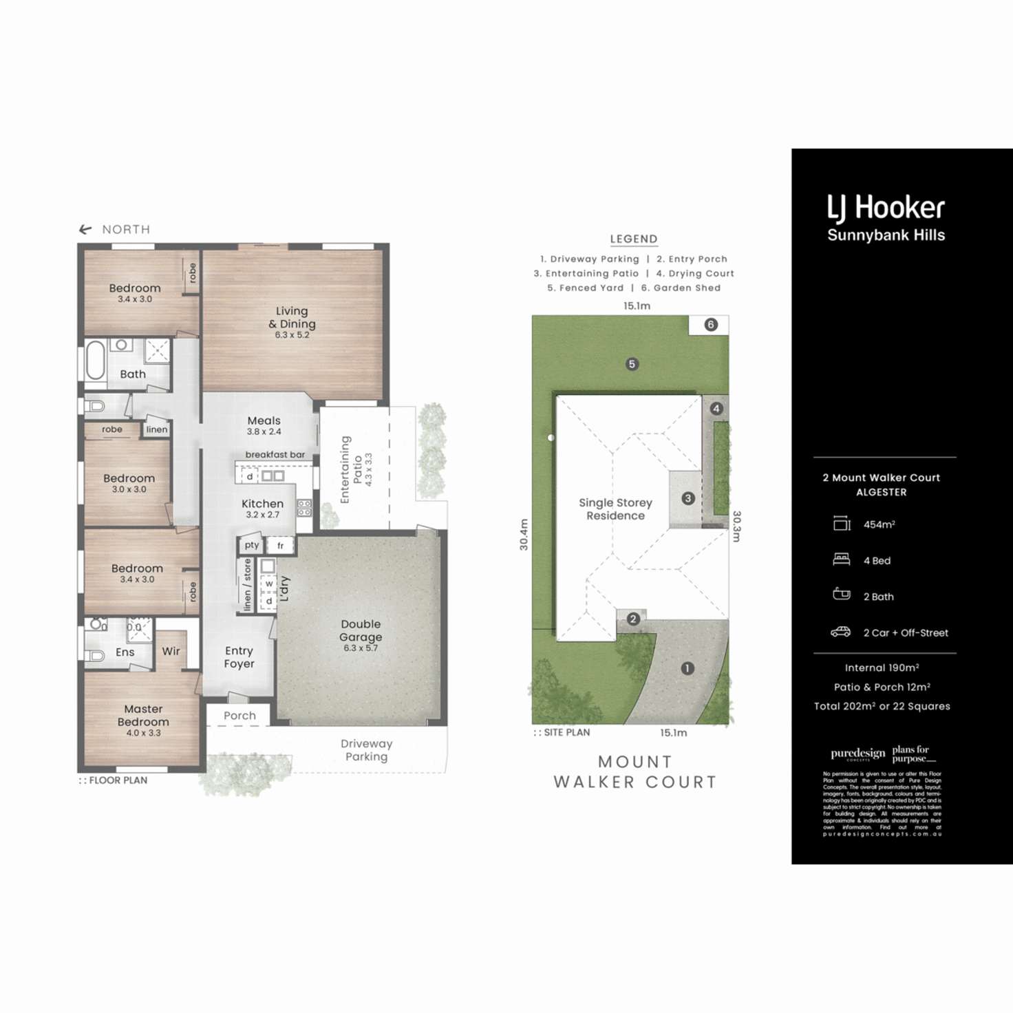 Floorplan of Homely house listing, 2 Mount Walker Court, Algester QLD 4115