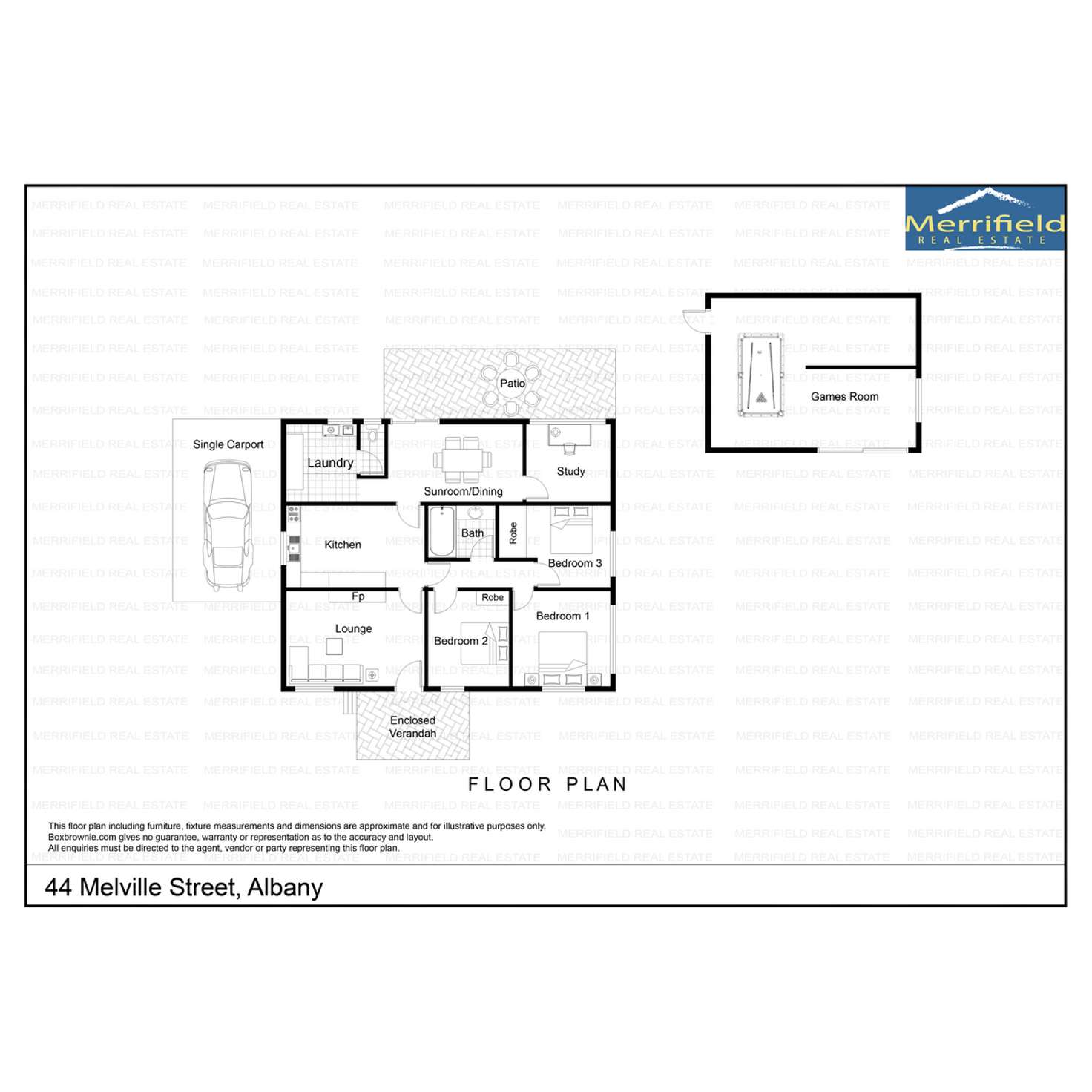 Floorplan of Homely house listing, 44 Melville Street, Albany WA 6330