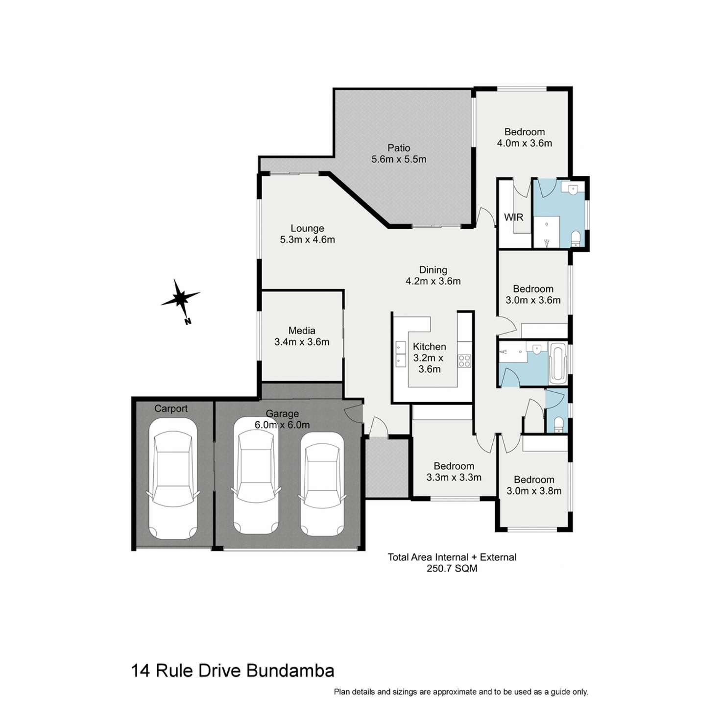 Floorplan of Homely house listing, 14 Rule Drive, Bundamba QLD 4304