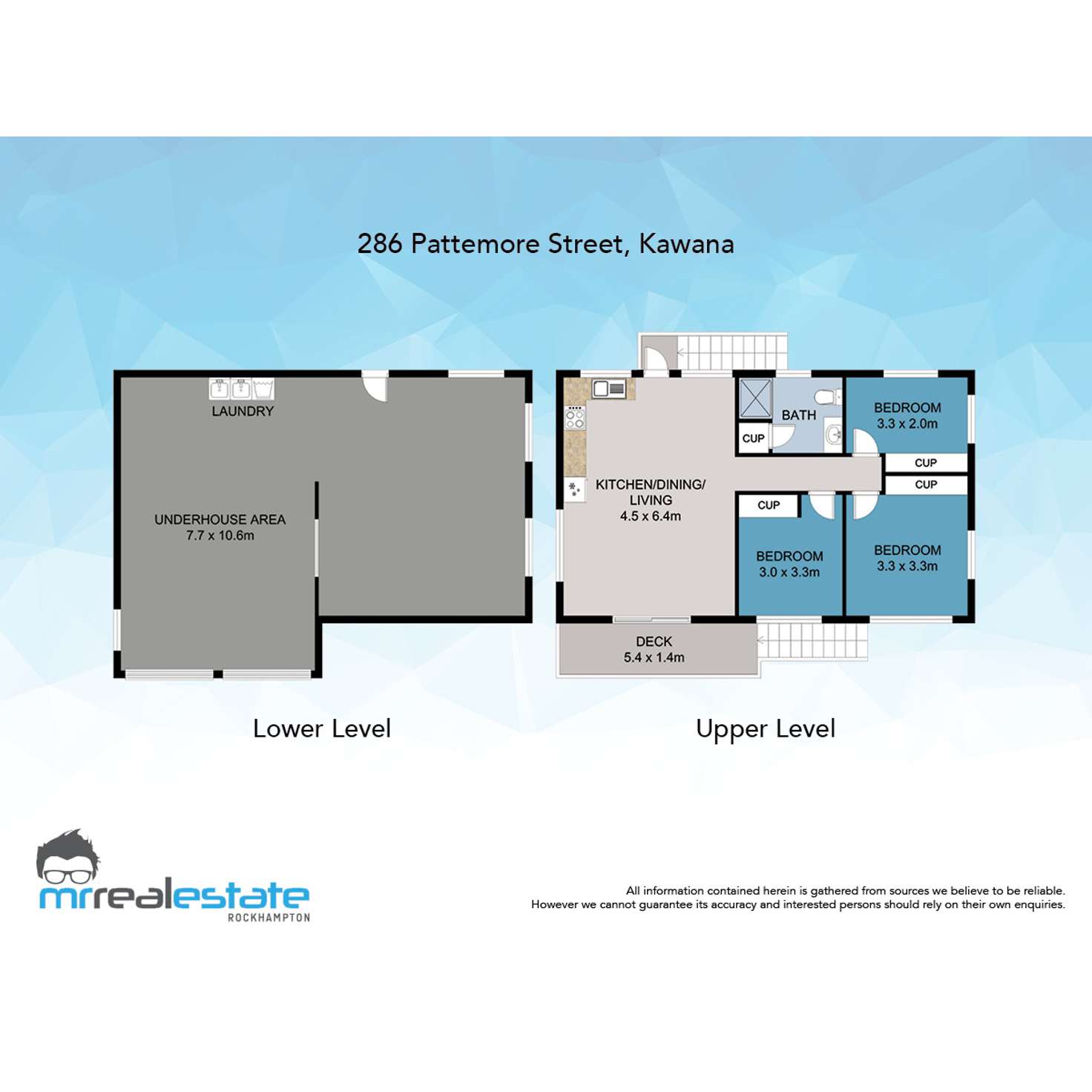 Floorplan of Homely house listing, 286 Pattemore Street, Kawana QLD 4701